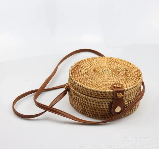 Rattan Bag Small | Privia-The Straw Bag