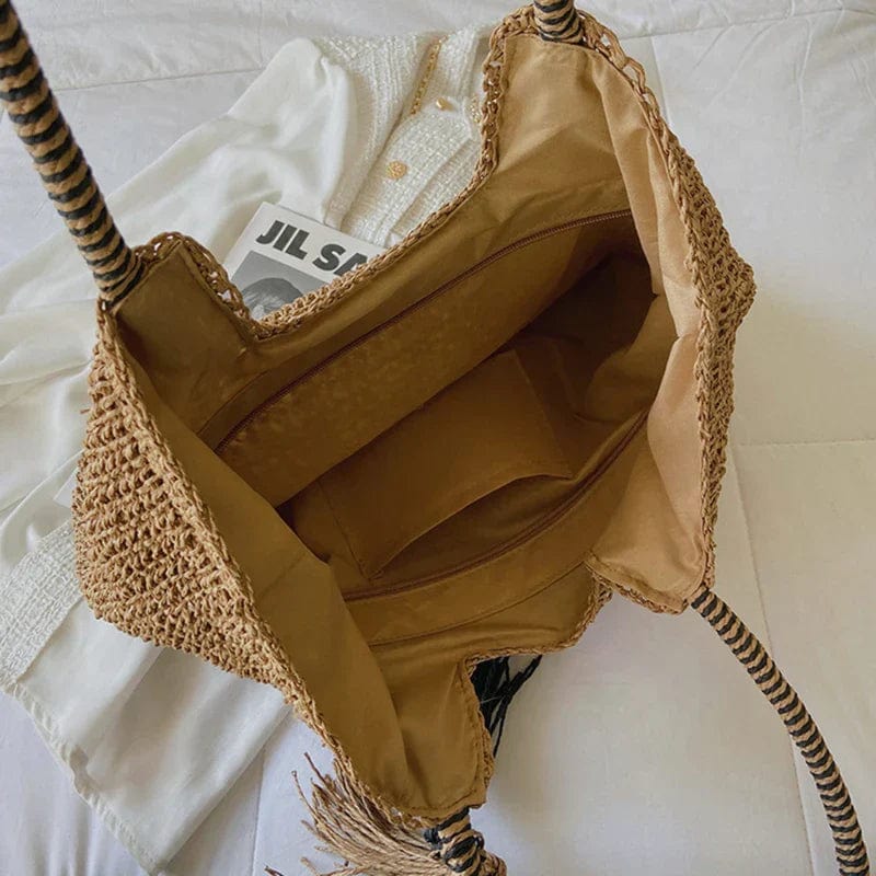 Straw Shopper Bags | Sophia-The Straw Bag
