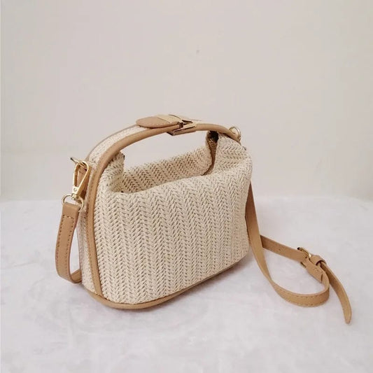 Straw Woven Beach Bag | Alya-The Straw Bag