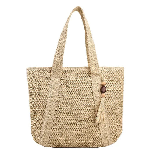 Straw Woven Tote Bag | Amelia-The Straw Bag