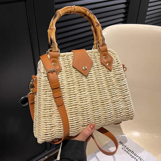 Wicker Hand Bag | Cecilia-The Straw Bag