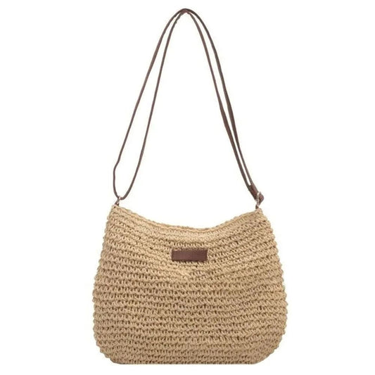 Woven Handbag Straw Leather | Patricia-The Straw Bag